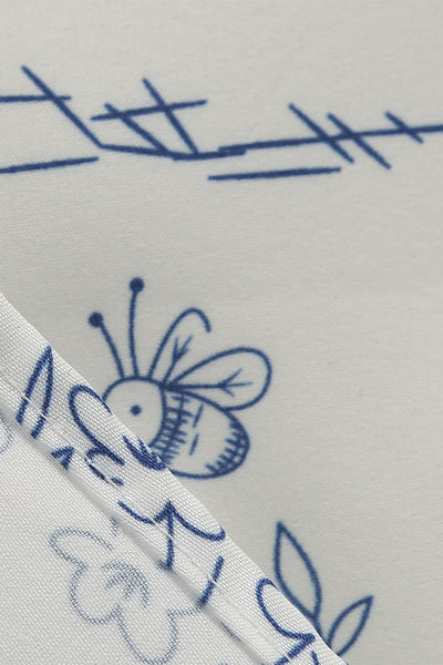 Vintage 1950-Es Évek Virágmintás Ruha