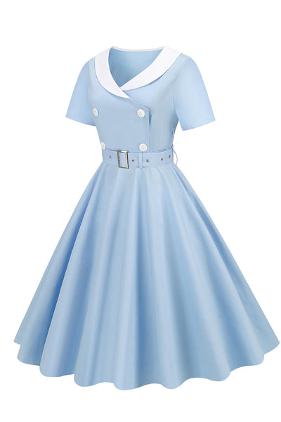 Vintage 50-Es Évek Hosszú Ruha