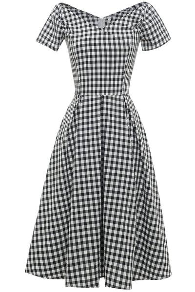Vintage Check Midi Ruha