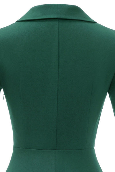 Vintage 1950-Es Évek Fél Ujjú Ruha