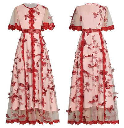 40-Es Évek Vintage Virágos Ruha