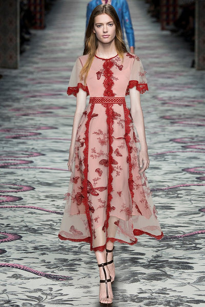 40-Es Évek Vintage Virágos Ruha