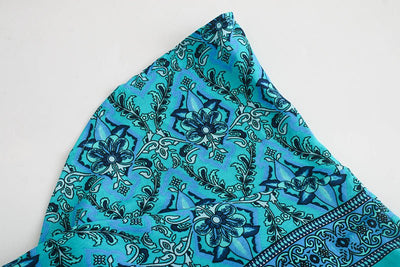 Elegáns 70-Es Évekbeli Türkizkék Ruha