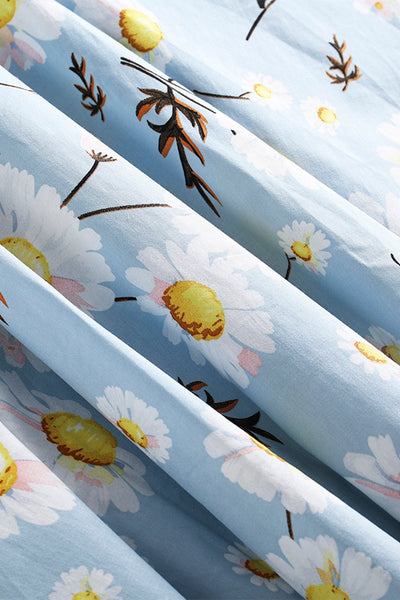 1950-Es Évek Nyári Kékmintás Ruha