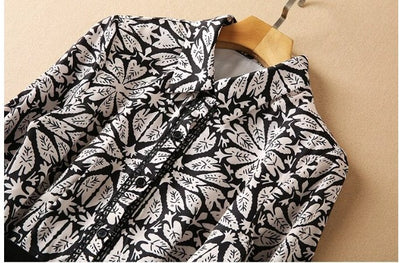 40-Es Évek Fekete Virágos Ruha