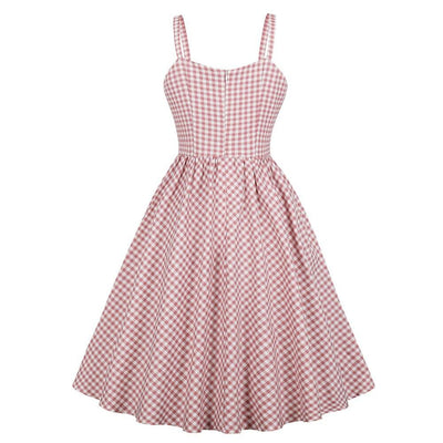 50-Es Évek Gingham Ruha