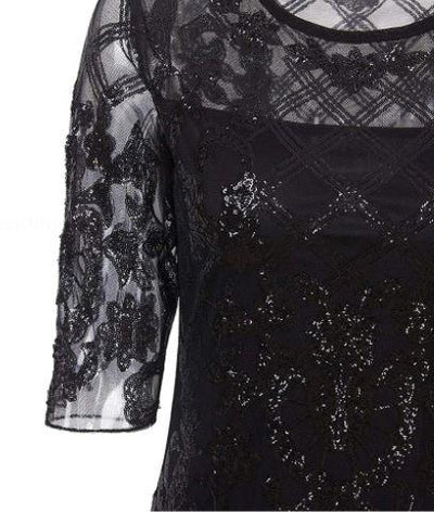 Vintage Fekete 20-As Évek Ruha