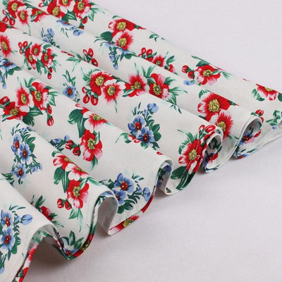 50-Es Évek Virágos Ruha