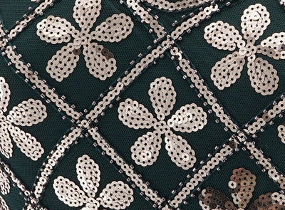 20-As Évek Charleston Ruha - Zöld És Arany