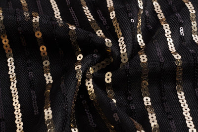 Fekete És Arany Rövid Gatsby Ruha