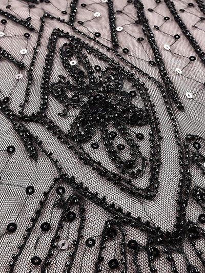 Rózsaszín Haute Couture Hosszú Gatsby Ruha