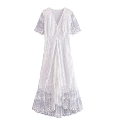 Vintage 70-Es Évek Hosszú Ruha