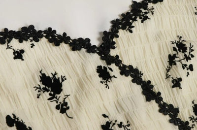 Vintage Khaki Virágos Hosszú Ruha