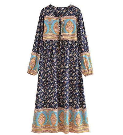 Vintage 70-Es Évek Hosszú Ruha