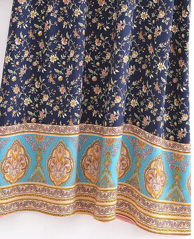 Vintage 70-Es Évek Hosszú Ruha