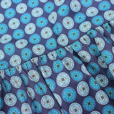 Kék Vintage Maxi Ruha