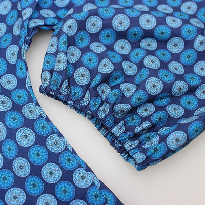 Kék Vintage Maxi Ruha