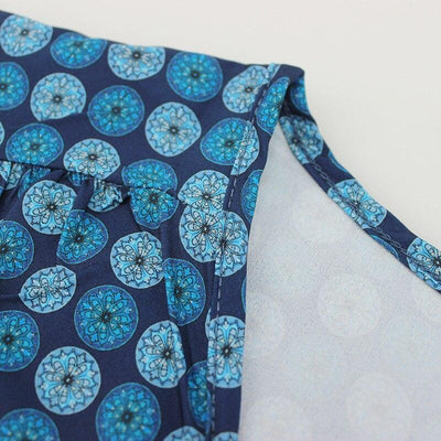 Kék Vintage Maxi Ruha