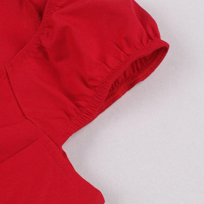 Piros 60-As Évek Pánt Nélküli Ruha