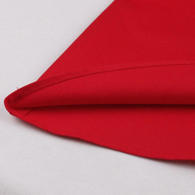 Piros 60-As Évek Pánt Nélküli Ruha