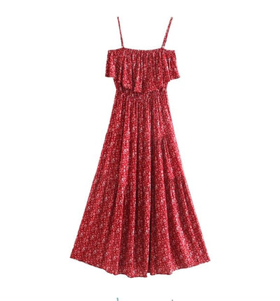 70-Es Évek Virágmintás Ruha