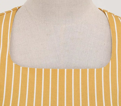 Sárga 50-Es Évek Retro Ruha