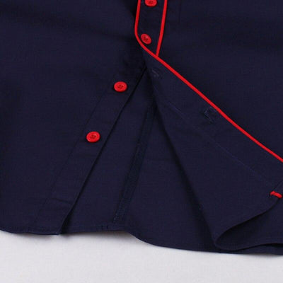 Sötétkék Rockabilly Ruha