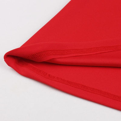 1950-Es Évekbeli Piros Női Ruha