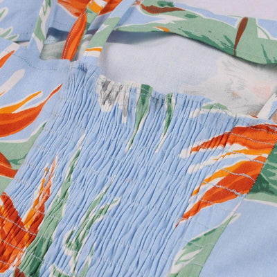 Molett Vintage Stílusú Ruha Kék