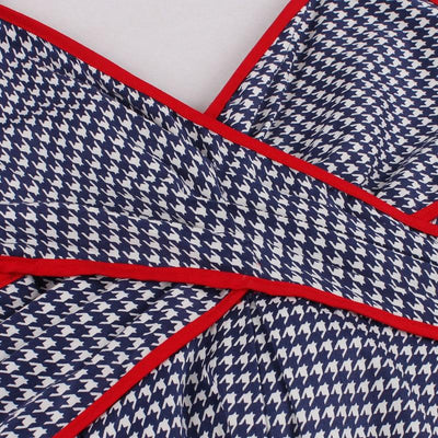 Kék Vintage Kötényes Ruha