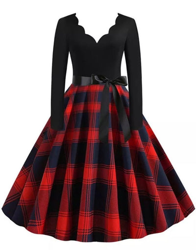 Vintage Őszi Tunika Ruha