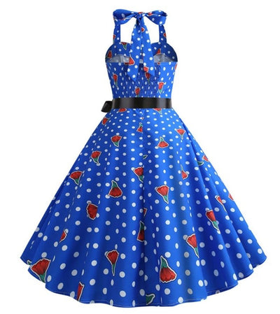 Vintage 50-Es Évek Vállról Leválasztott Ruha