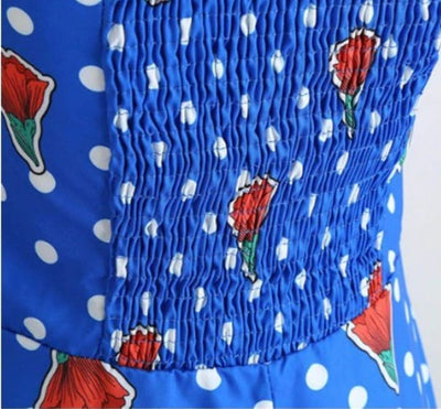 Vintage 50-Es Évek Vállról Leválasztott Ruha