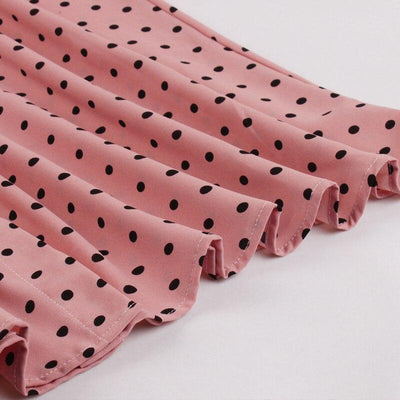 Vintage 50-Es Évek Hosszú Ujjú Ruha