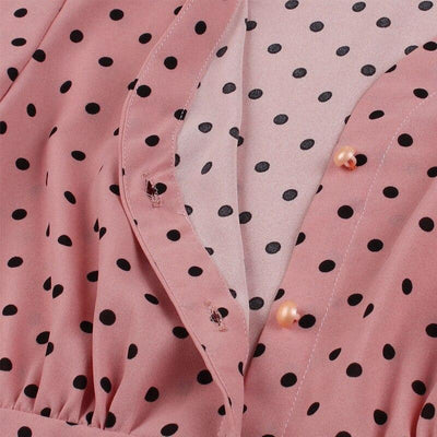 Vintage 50-Es Évek Hosszú Ujjú Ruha