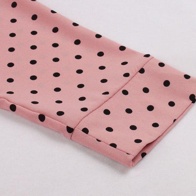 Vintage 50-Es Évek Hosszú Ujjú Ruha