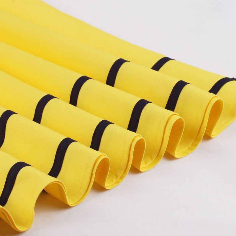 Vintage 50-Es Évek Sötétkék És Sárga Ruha