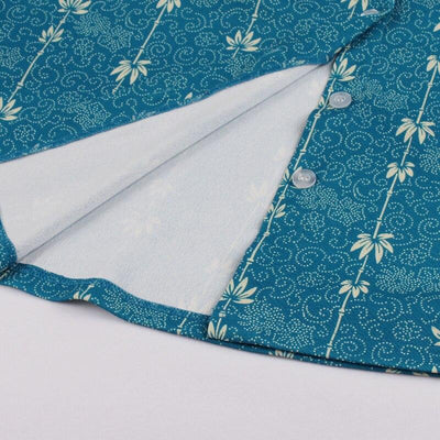 Vintage 60-As Évek Vidéki Kék Ruha