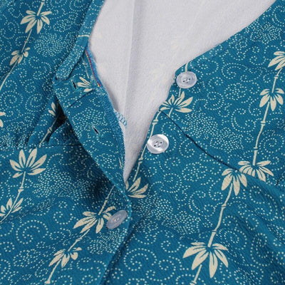 Vintage 60-As Évek Vidéki Kék Ruha