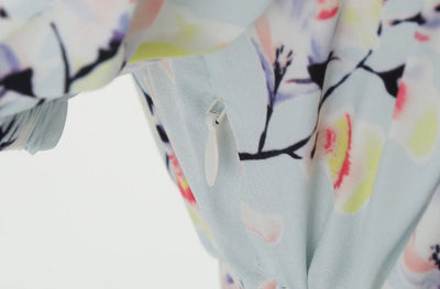 Vintage 60-As Évek Kék Virágos Ruha