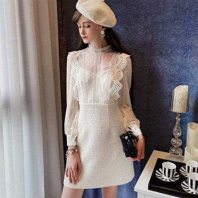 Vintage 30-As Évek Bézs Ruha