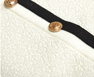 Vintage 40-Es Évek Art Fehér Ruha