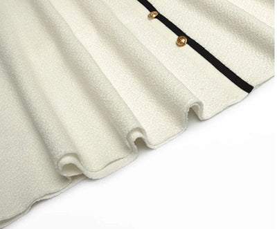 Vintage 40-Es Évek Art Fehér Ruha