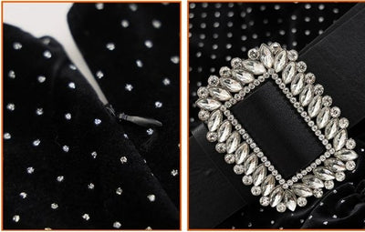 Vintage 40-Es Évek Elbűvölő Ruha