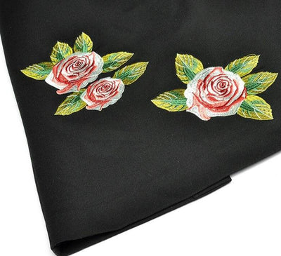 Vintage 40-Es Évek Nagy Rózsák Ruha