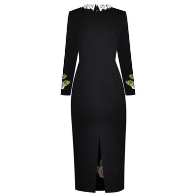 Vintage 40-Es Évek Nagy Rózsák Ruha