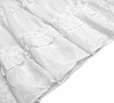 Vintage 40-Es Évek Fehér Lámpás Ruha