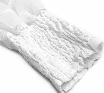 Vintage 40-Es Évek Fehér Lámpás Ruha