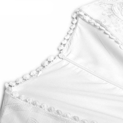 Vintage 40-Es Évek Fehér Lámpás Ruha