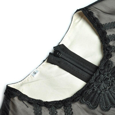 Vintage 40-Es Évek Lámpás Ujjú Ruha